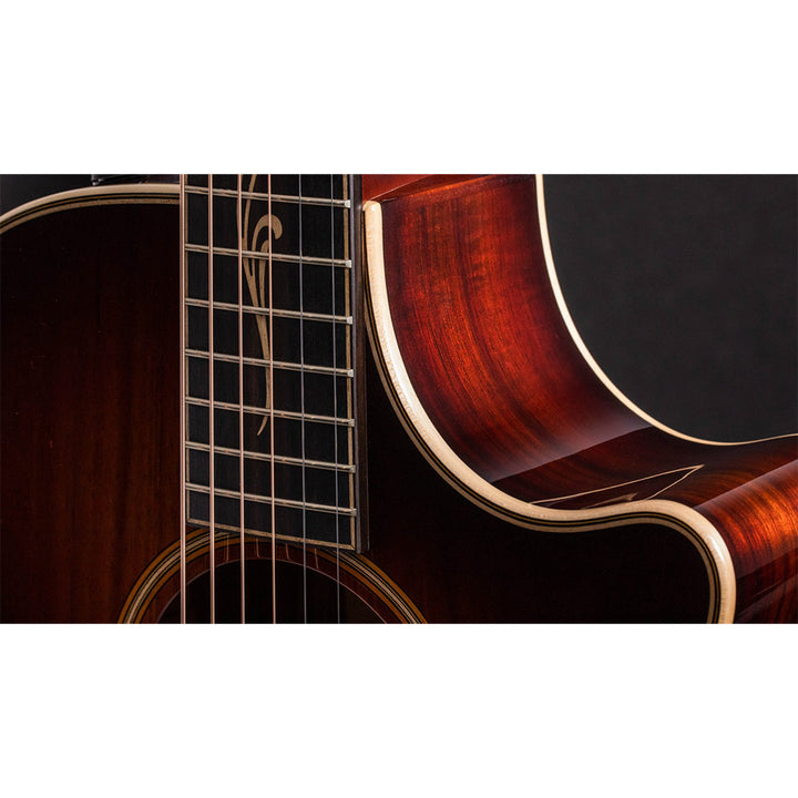 Taylor Guitars K22ce, Hawaiian Koa Top, Hawaiian Koa Back and Sides, West African Crelicam Ebony Fretboard, Expression System ® 2 Electronic, Venetian Cutaway with Taylor Deluxe Hardshell Brown Case