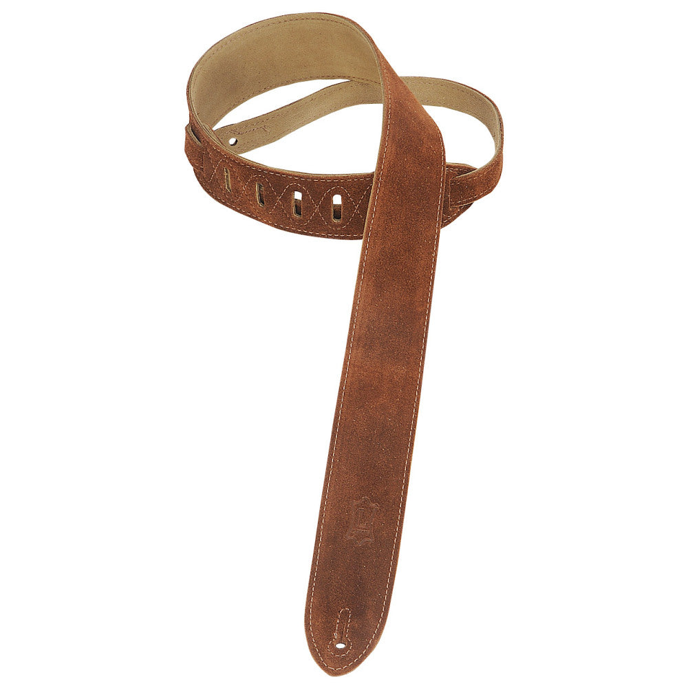 Levy's MS12-BRN Suede Leather Guitar Straps