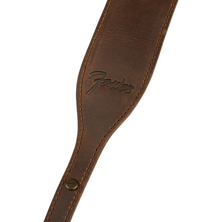 Fender Paramount Banjo Leather Strap - Brown