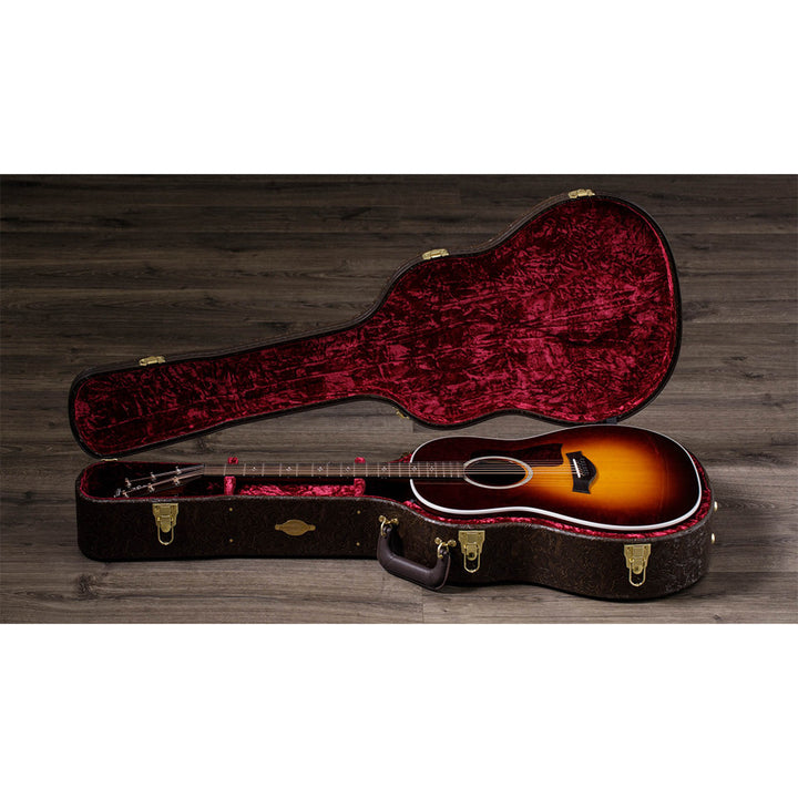 Taylor Guitars 417e, West African Crelicam Ebony Fretboard, Expression System ® 2 Electronics, Non-cutaway with Taylor Deluxe Hardshell-Western Floral Case