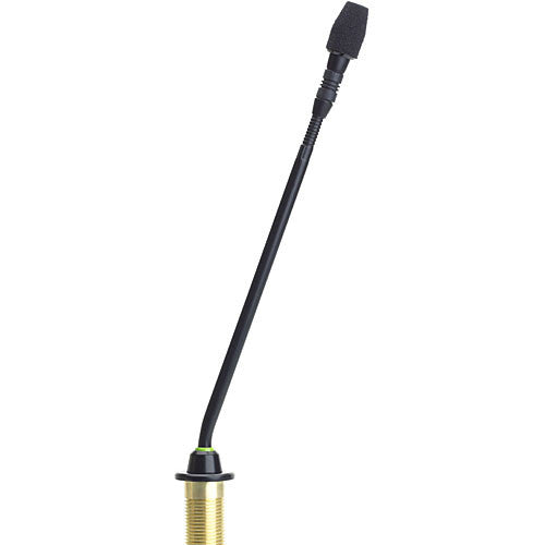 Shure MX410 Microflex 10” Gooseneck Condenser Microphone (Black) Cardioid No Preamp LED (Bi-Color)