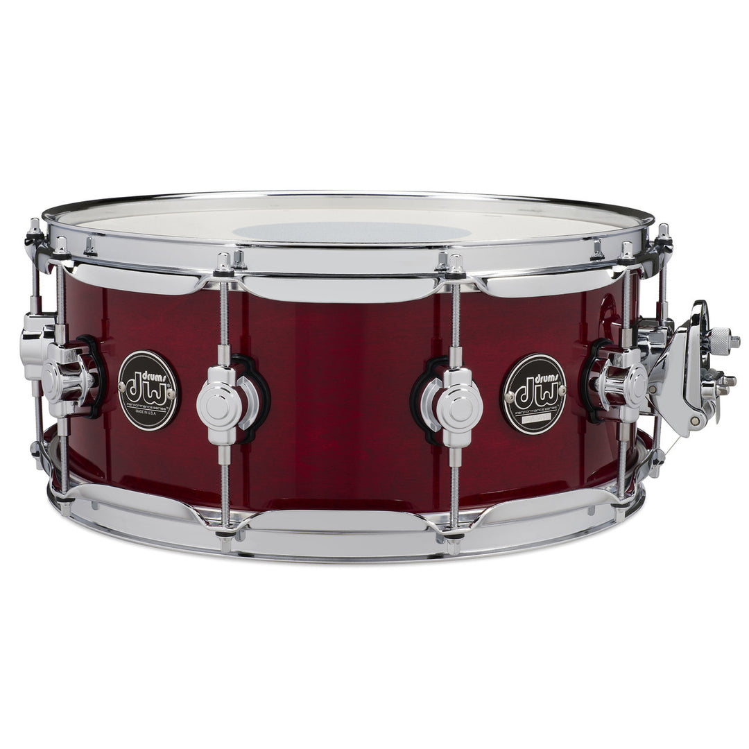 DW Performance Series Snare Drum 5.5x14 Gloss Lacquer - Cherry Stain