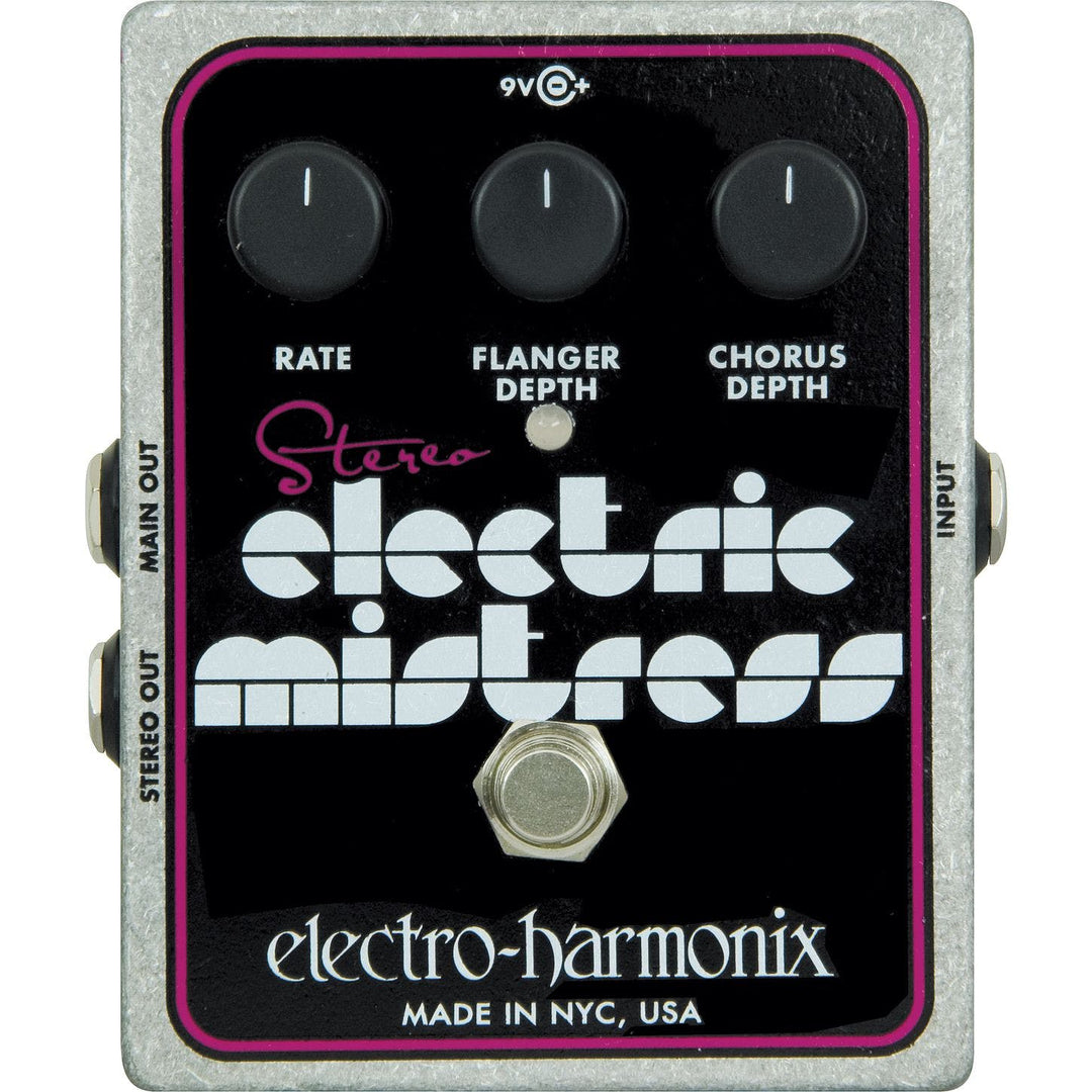 Electro-Harmonix STEREO ELECTRIC MISTRESS Flanger / Chorus Pedal