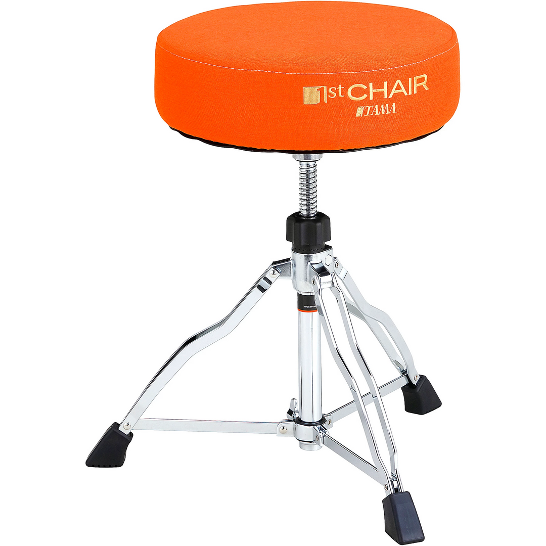 Tama HT430ORF 1st Chair Round Rider Drum Throne - Orange Seat
