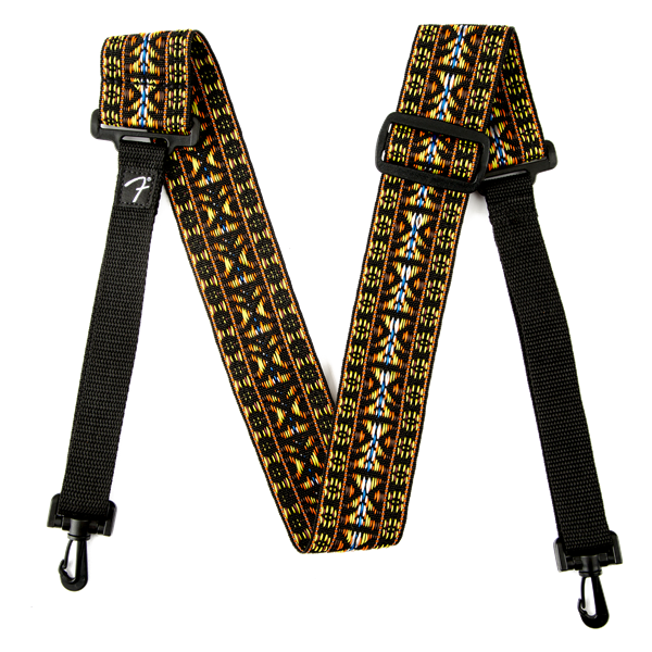 Fender Banjo Straps - Red and Black