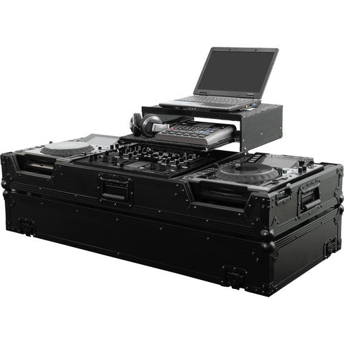 Odyssey Black Label Flight Zone Glide-Style DJ Coffin Case For Pioneer DJM-2000 DJ Mixer
