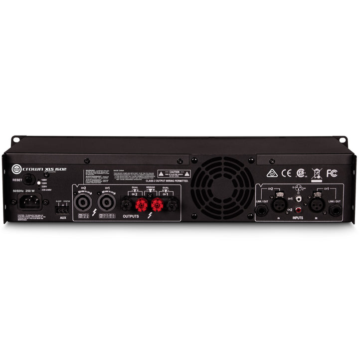 Crown XLS1502 Power Amplifier 1500-Watt w/ Cross-Over & Limiter