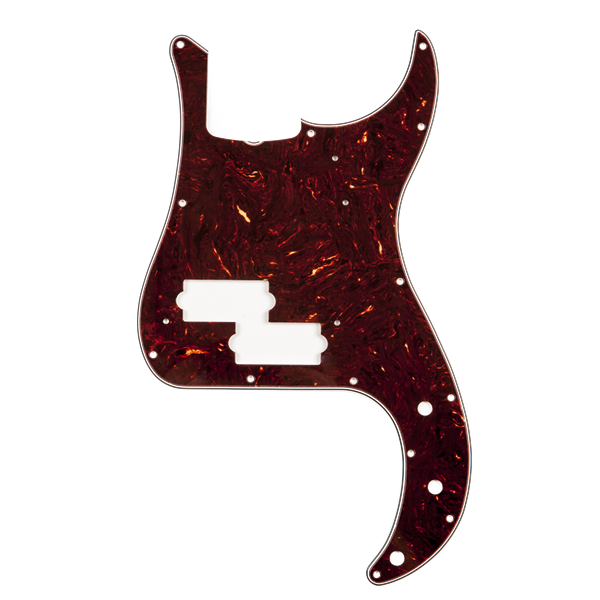 Fender Pure Vintage '63 Precision Bass Pickguard - Brown Shell - Tortoise Shell