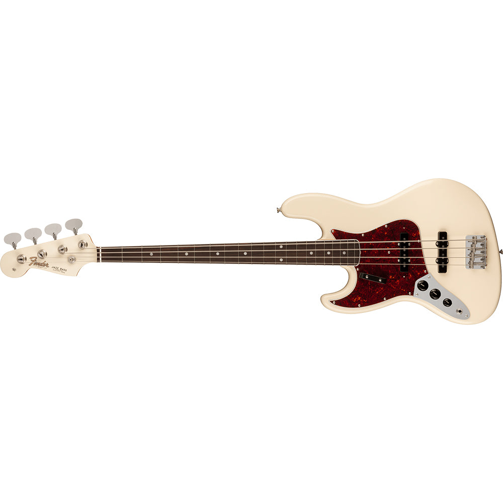 Fender American Vintage II '66 Jazz Bass (Olympic White)  Left-Handed Electric Bass Guitar