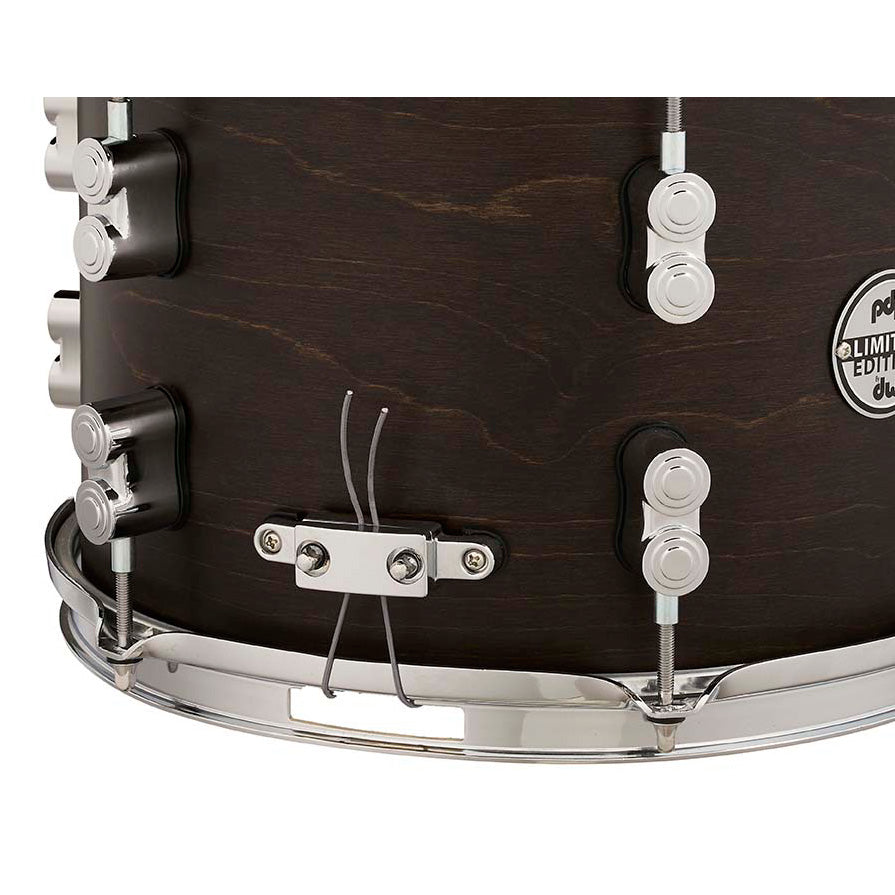 PDP Concept Maple 8x12 Dry Snare Drum w/ Chrome Hardware - Satin Walnut Stain