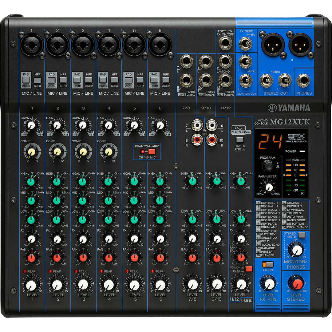Yamaha MG12XUK - Sound Mixer