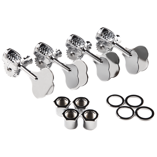 Fender Deluxe F Stamp Bass Tuning Machines - Chrome