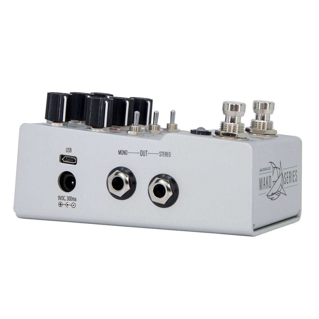 Walrus Audio Mako Series D1 High-Fidelity Stereo Delay Guitar Effect Pedal