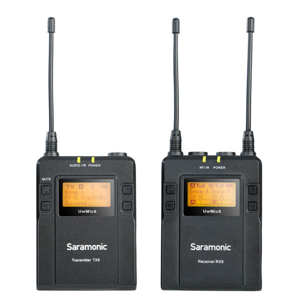 Saramonic UwMic9 Kit1 - UHF Wireless Lavalier Microphone System