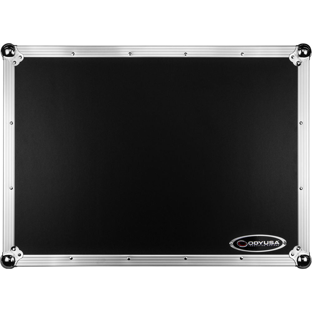 Odyssey FZDNPRIME4 Flight Zone Case for Denon Prime 4 DJ Controller System - Silver and Black