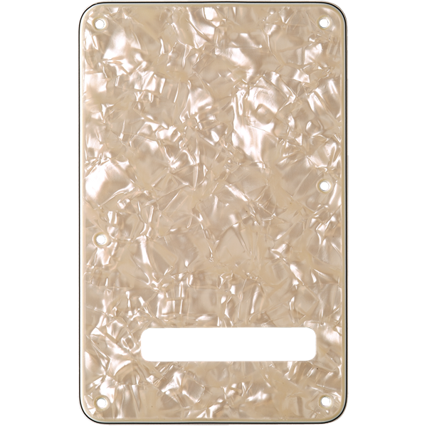 Fender Stratocaster Modern-Style Tremolo Backplates - White Moto