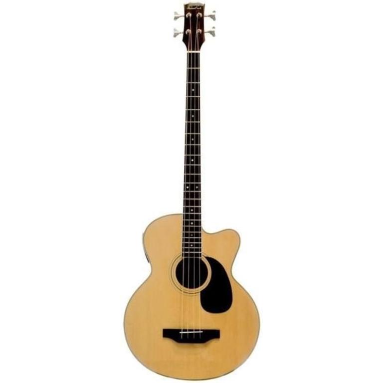 Beaver Creek BCB05CE - Acoustic-Electric Bass Guitar (Natural)