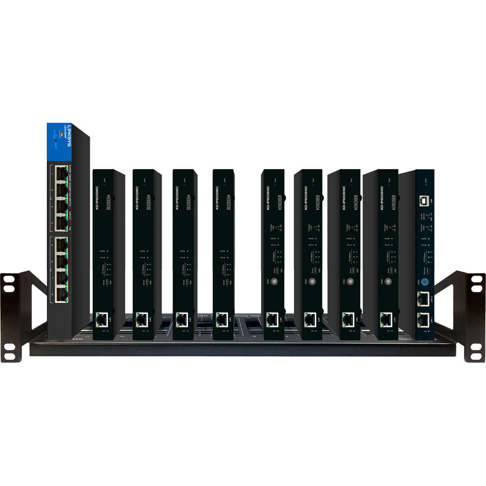 Key Digital KD-VW4x4Pro4K 4K Video Wall Matrix AV over IP Kit