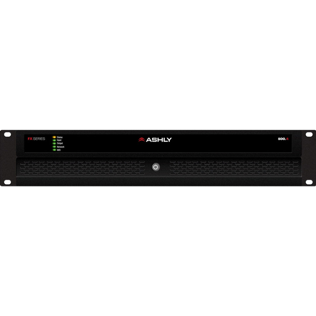 Ashly 2U DSP Amplifier 4 x 500W/400W @ 4/8 Ohms, 2 x 1000W @ 70V
