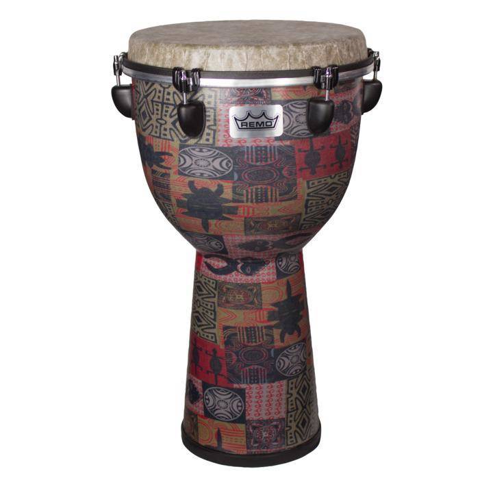 Remo DJ-6112-57 - 12''x22' Djembe, Apex, Red Kinte Designer Series