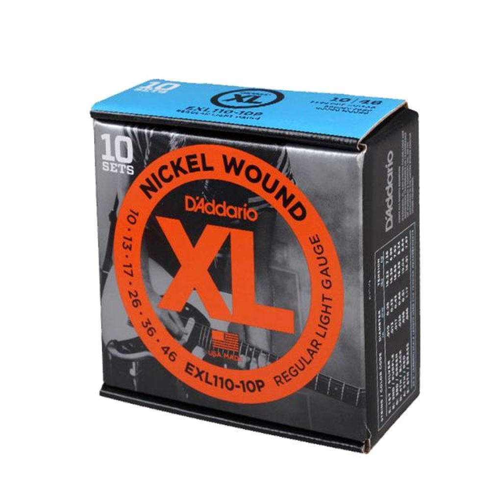 D'Addario EXL110-10P - PROPACK XL REGULAR LIGHT