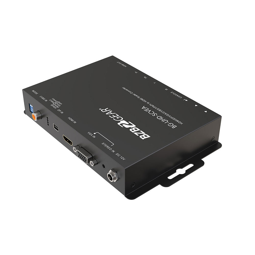BZBGEAR - Multi-format 4K UHD Scaler Converter HDMI/DP/VGA/CVBS/YPbPr to HDMI