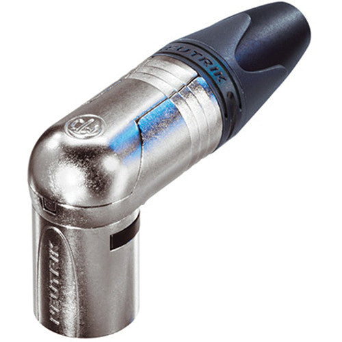 Neutrik NC3MRX - 3 Pin Nickel Right Angle XLRM -Slim