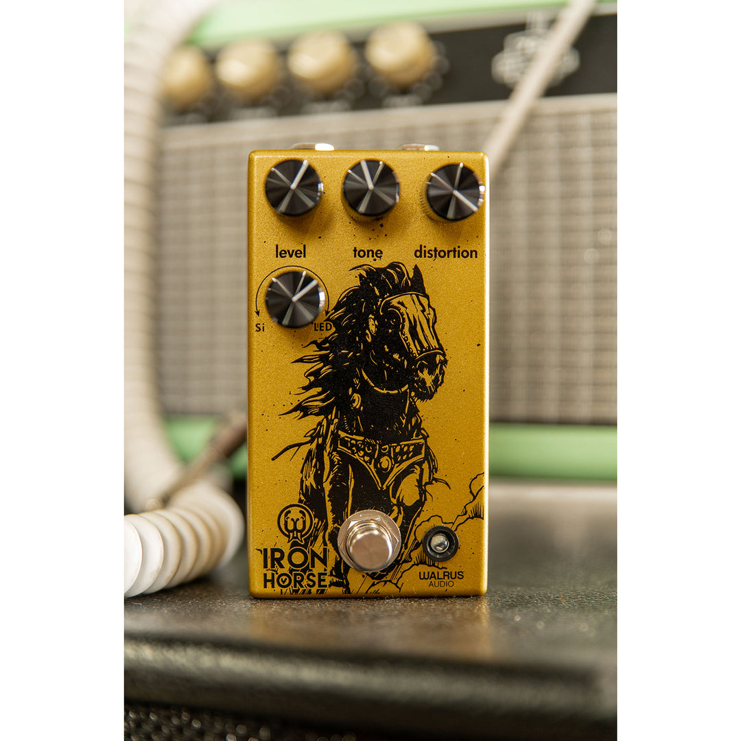 Walrus Audio Iron Horse V3 High-Gain Distortion LM308 Guitar Pedal