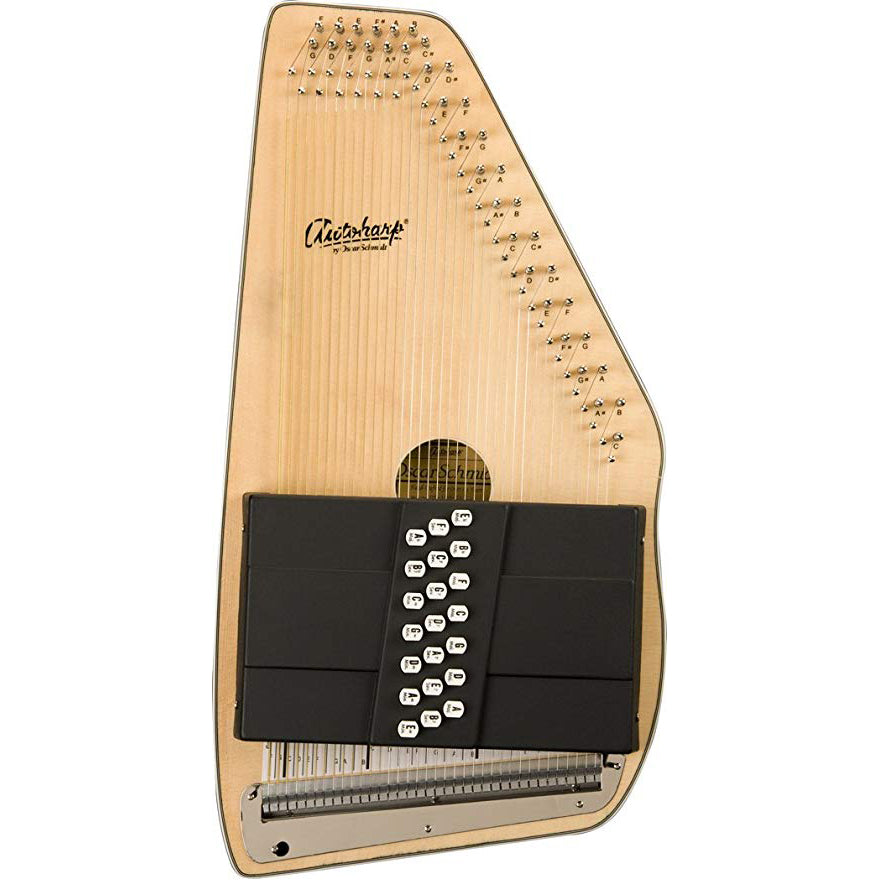 Oscar Schmidt OS10021 Autoharp 21 Chord Centurion with Solid Spruce Top Natural