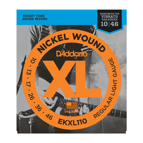 D'Addario EKXL110 - SET ELEC GTR XL REG LITE TREM