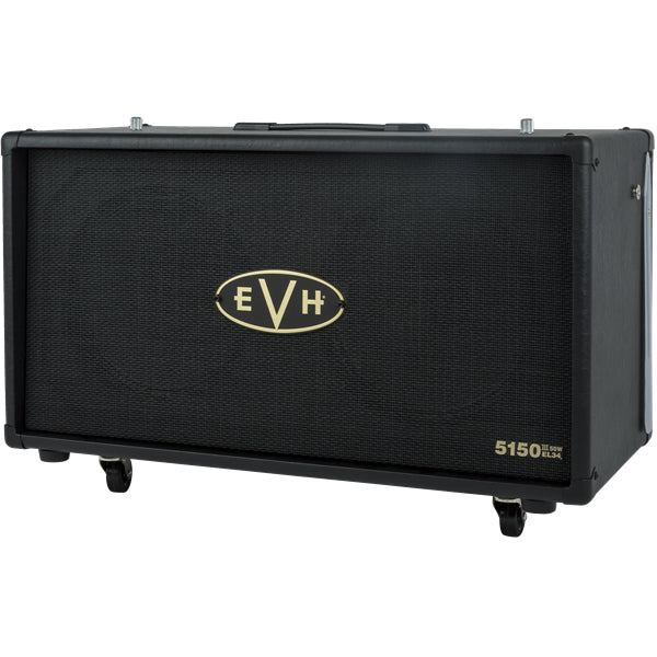 EVH 5150III EL34 2x12 Guitar Amp Cabinet - Black and Gold