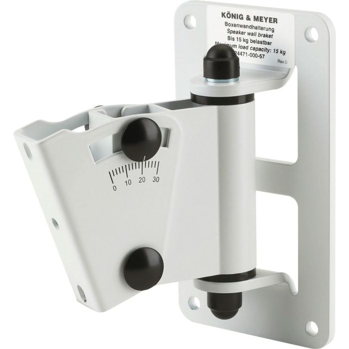 K&M 24471 Speaker Wall Mount (White)