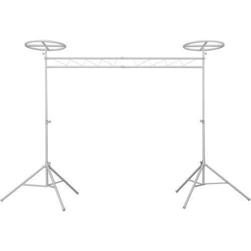 Odyssey Mobile Lighting Truss System with Fixed Halos (White)