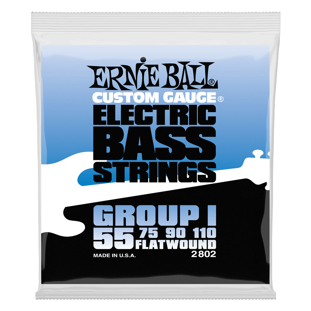 Ernie Ball 2802EB BASS FLATWOUND I 55-110
