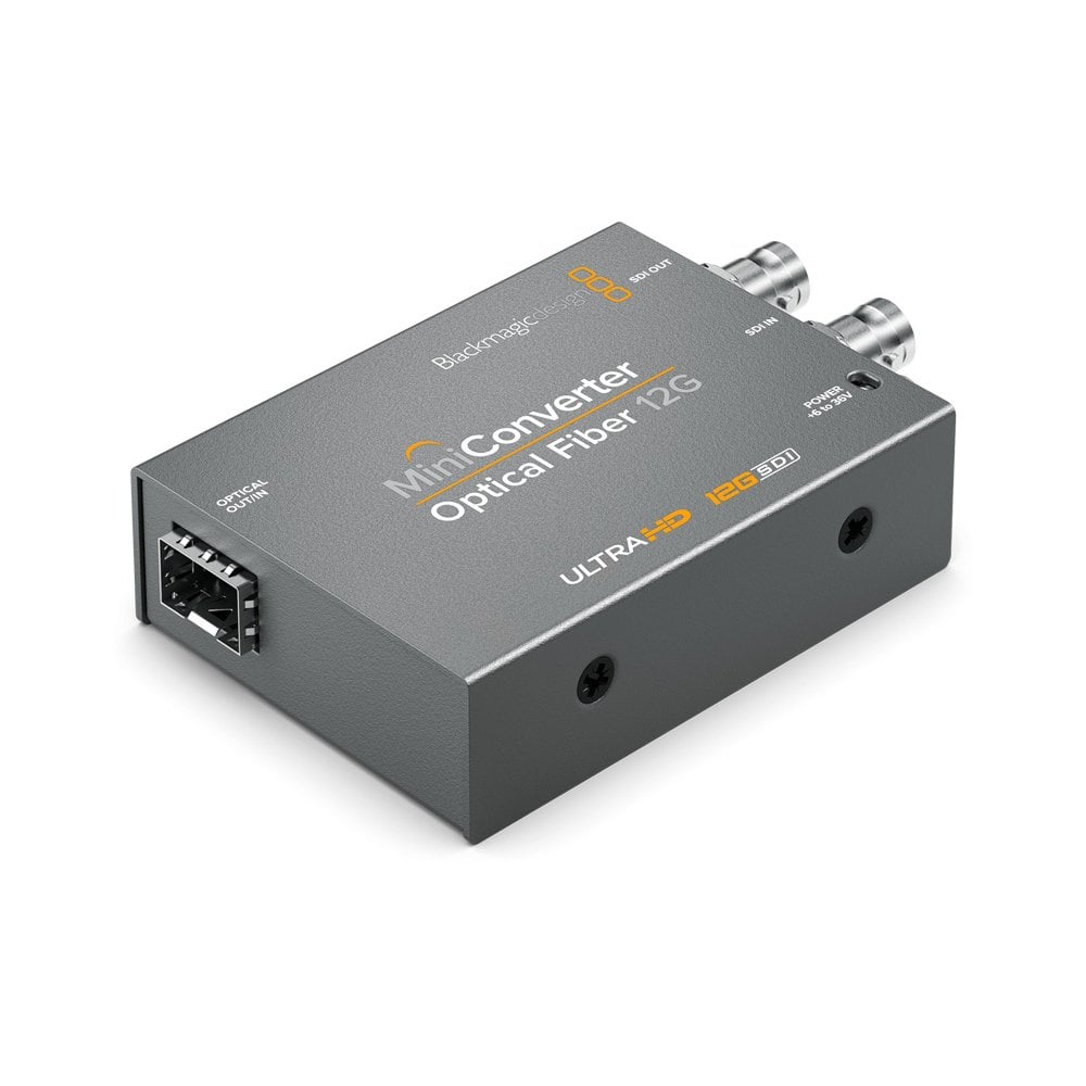 Blackmagic Design Mini Converter 12G/6G/3G-SDI to Optical Fiber