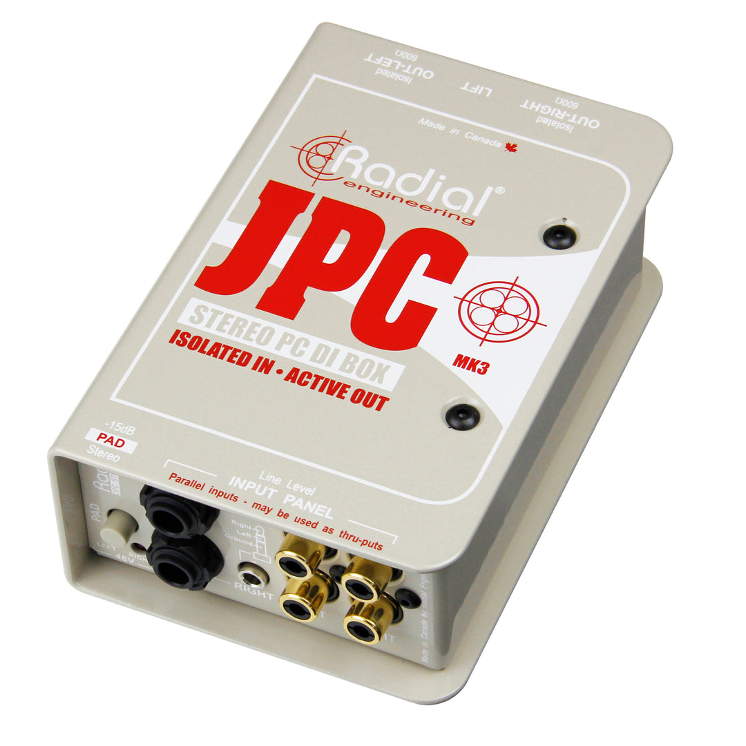 Radial JPC - Stereo PC-AV Active Direct Box