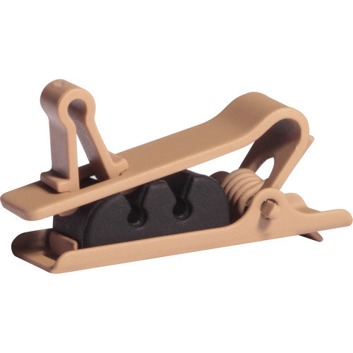 Shure Tie Clip for TwinPlex Lavalier Microphones (3-Pack) Single Cocoa