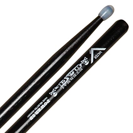 Vater VHEBP5BN - Vater Eternal Black Power 5B Nylon Tip Drumsticks