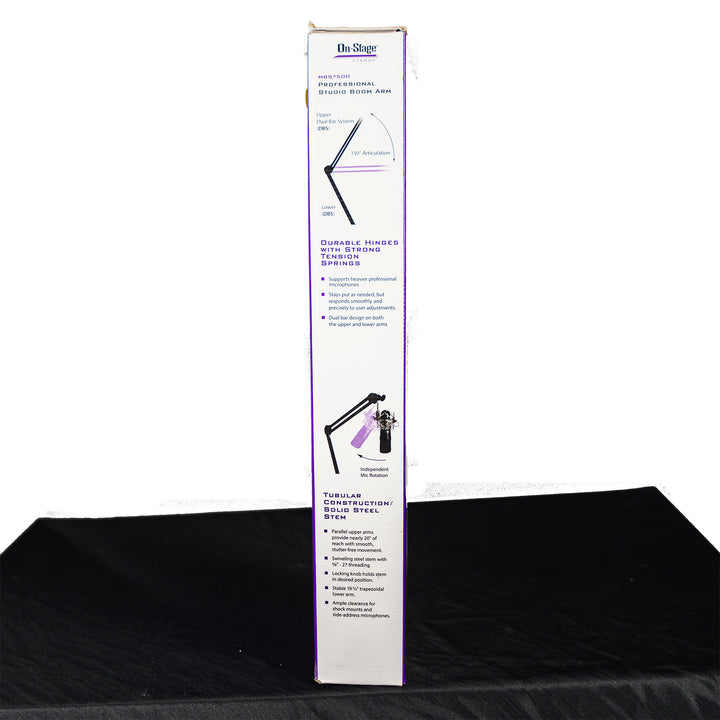 On-StageMBS7500 - Professional Studio Boom Arm -  Open Box