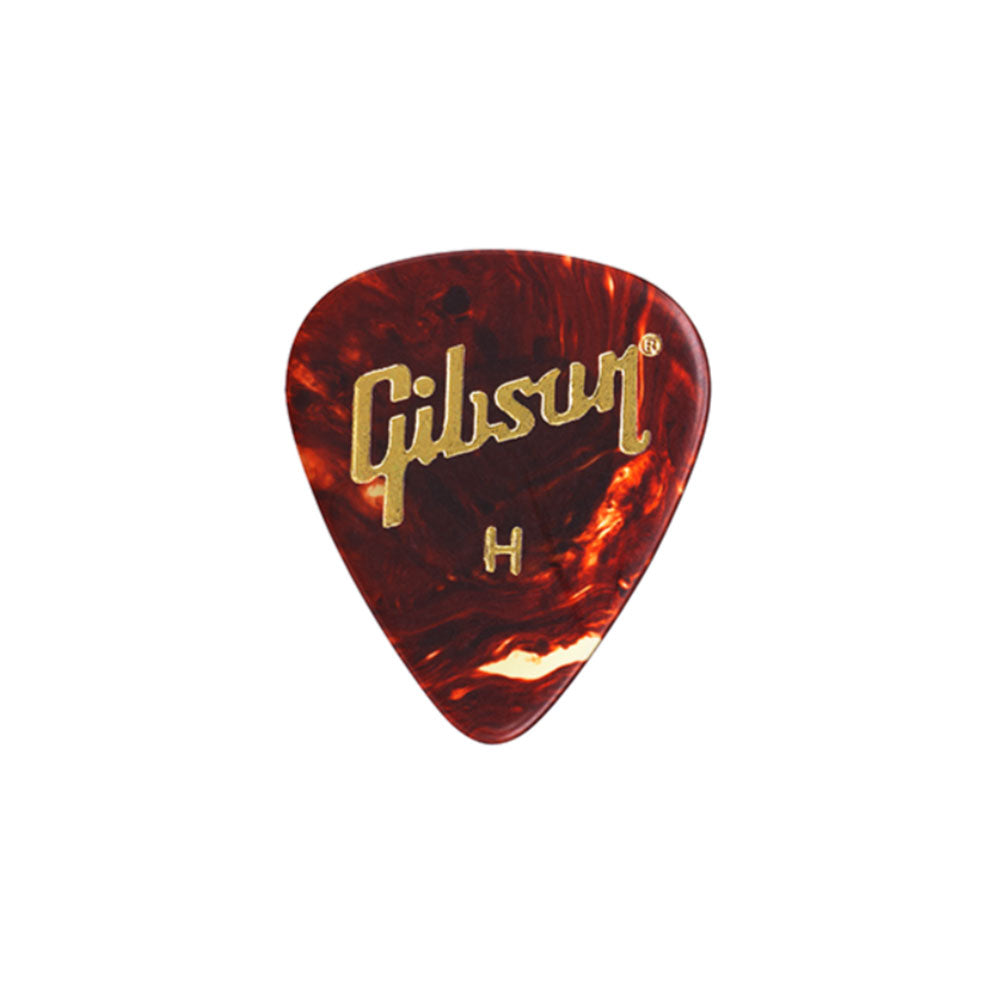 Gibson GG-74HT/12 Standard Pick HEAVY - Tortoise Shell (12 Pack)