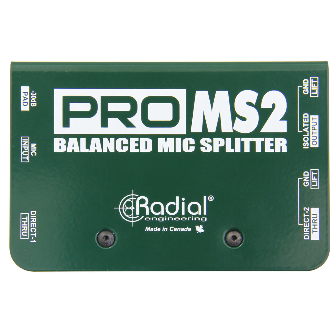 Radial ProMS2 Passive Microphone Splitter