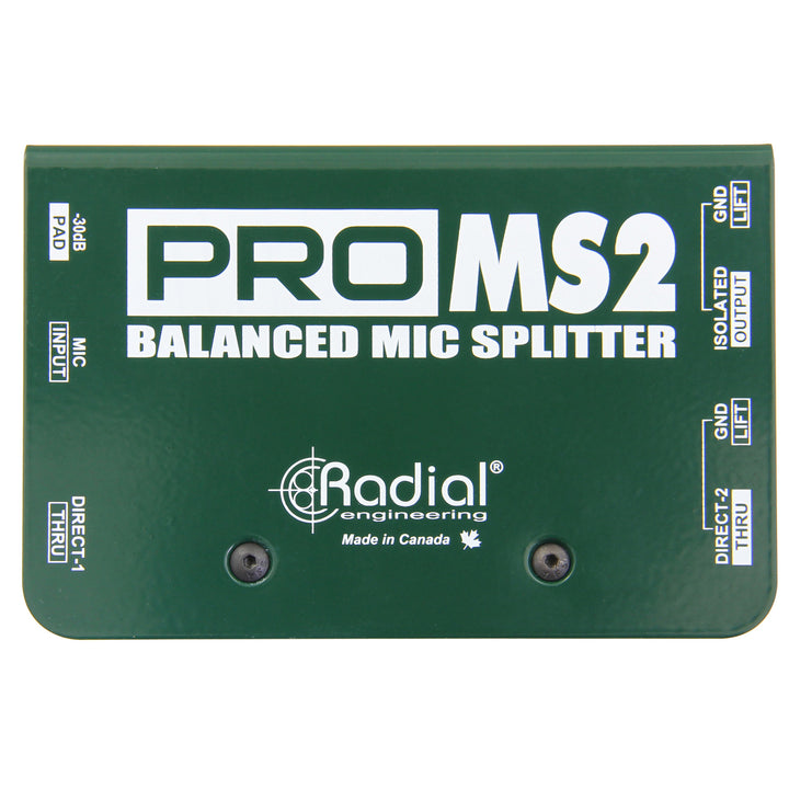 Radial ProMS2 Passive Microphone Splitter