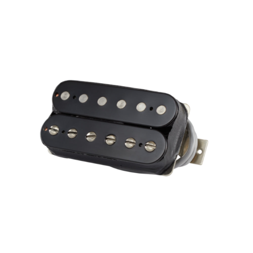 Gibson 498T - "Hot Alnico" Pickup (Treble, Double Black, Gold cover, 4-conductor, Potted, Alnico V, 13.8k ohms)