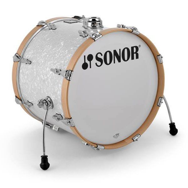 Sonor AQ2-1413-BD-WM-WHP Bass Drum 14” x 13” w/ Mount - White Pearl Cover