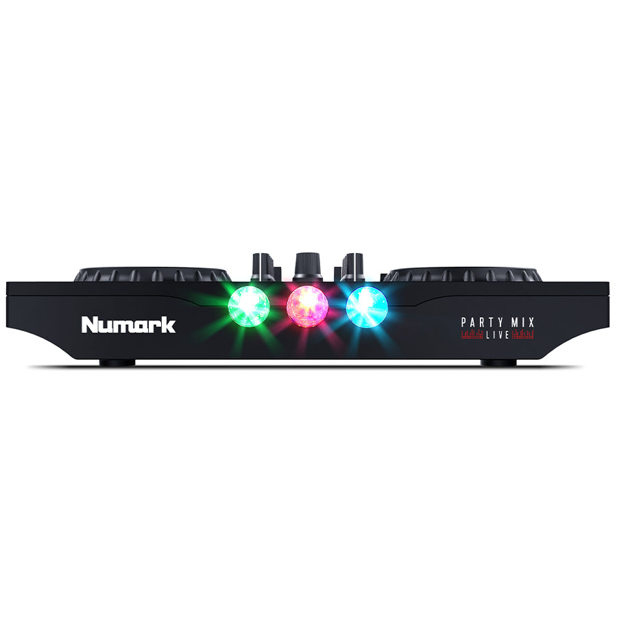 Numark Party Mix Live DJ Controller with Built-In Light Show and Speakers