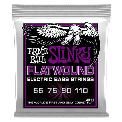 Ernie Ball 2811EB SLINKY FLATWOUND POWER 55–110