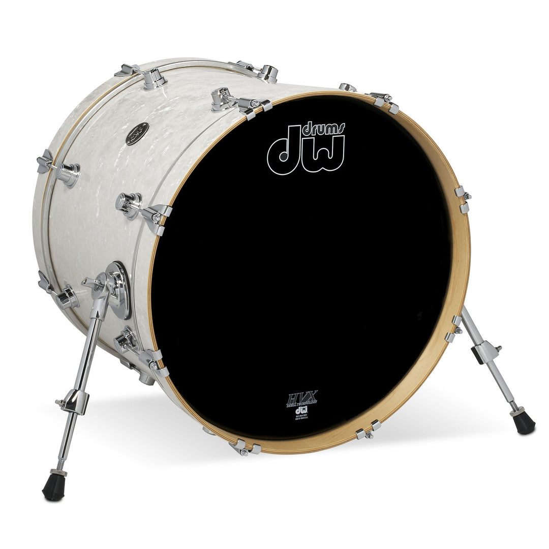 DW Performance Series Bass Drum 16x20 Finish Ply - White Marine