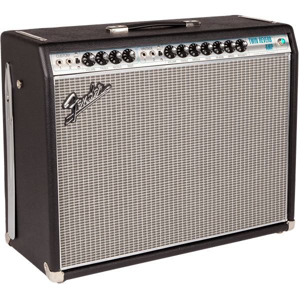 Fender '68 Custom Twin Reverb Guitar Combo Amplifier - Black & Silver