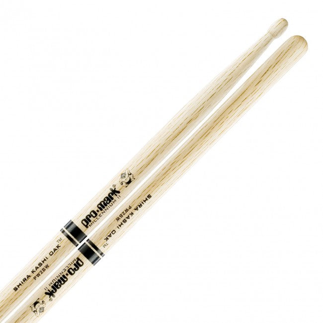 Promark PW2BW-Promark Shira Kasha Oak 2B Wood Tip Drumsticks