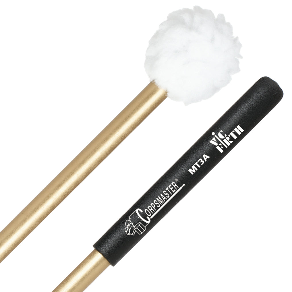 Vic Firth MT3A -Corpmaster Multi-Tenor Mallets-Soft